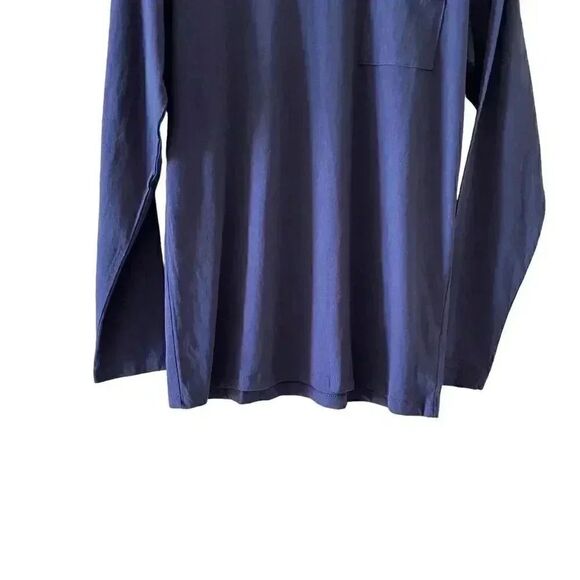 Chaser Revolve Navy Long Sleeves Pocket Soft Layer Mens Jersey Top SZ L - Picture 4 of 7